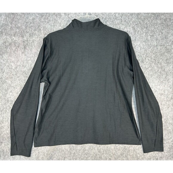 New Balance Women's 2XL Black Lightweight 1/4 Zip Pullover Slim Fit Fast Drying - Picture 4 of 10